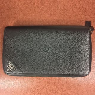 プラダ(PRADA)のプラダ  サフィアーノ  ダブルジップ長財布(長財布)