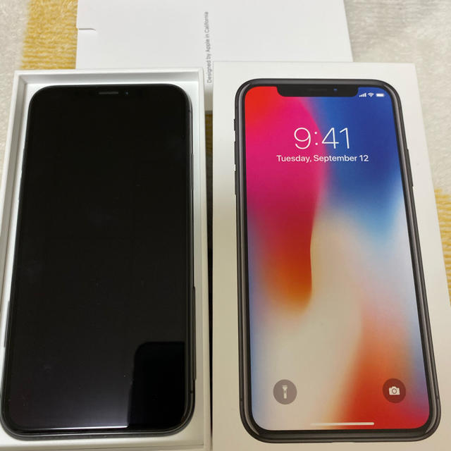 極美品iPhonex 256GB  スペースグレイ　iPhone X