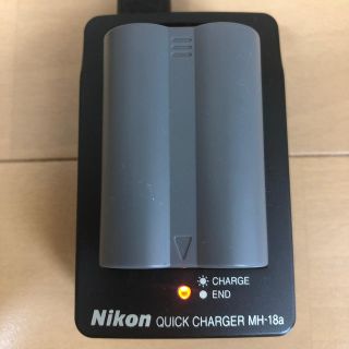 ニコン(Nikon)のNikon  MH+18a充電器 EN-EL3a 社外(バッテリー/充電器)