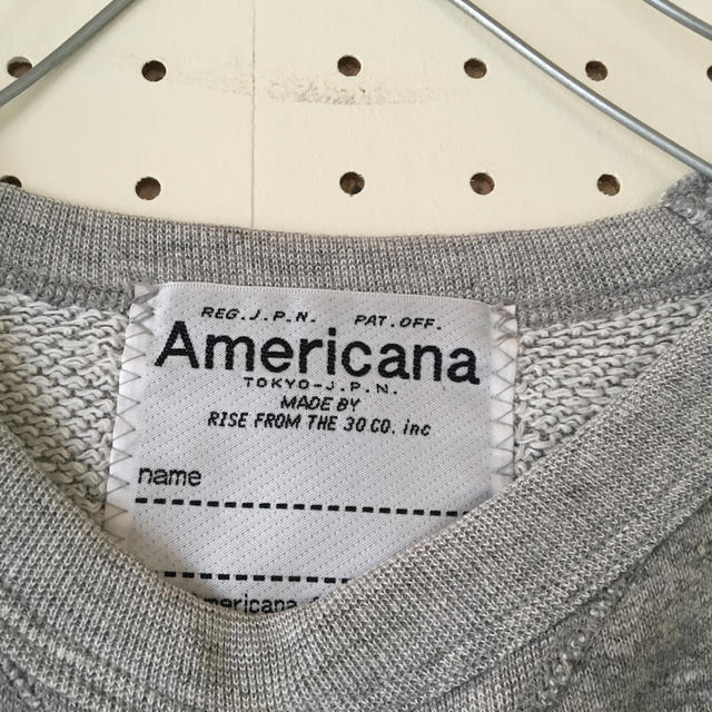 AMERICANA(アメリカーナ)のアメリカーナ Americana キッズ トレーナー120 キッズ/ベビー/マタニティのキッズ服男の子用(90cm~)(Tシャツ/カットソー)の商品写真