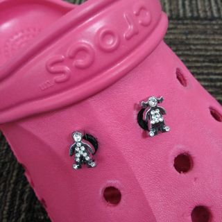 クロックス(crocs)の男性&女性　ラインストーン入り　アソート2個　クロックス用チャーム(その他)