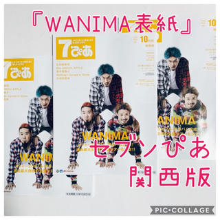 ワニマ(WANIMA)のセブンぴあ WANIMA表紙☆関西版 10月を3冊(印刷物)