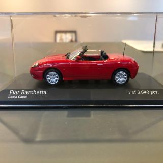 ミニチャンプス製 フィアットバルケッタ 1/43 ミニカー 赤(ミニカー)