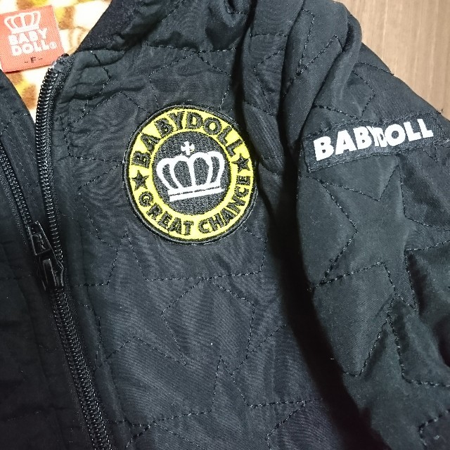 BABYDOLL(ベビードール)のBABY DOLL  ジャンプスーツ ブラック キッズ/ベビー/マタニティのベビー服(~85cm)(カバーオール)の商品写真