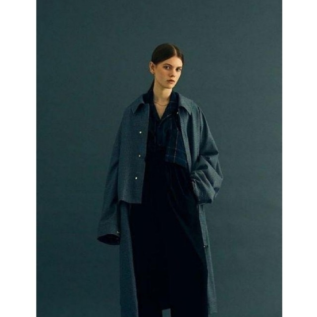 最安値！YOKE ブラックS 19AW BAL COLLAR COAT コート