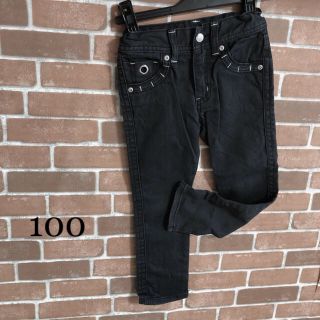 ザラキッズ(ZARA KIDS)のブラックデニム 100(パンツ/スパッツ)