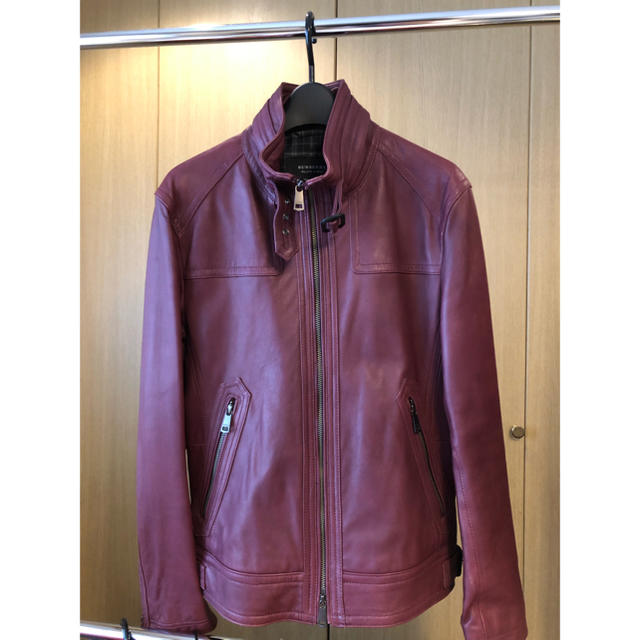 BURBERRY BLACK LABEL - Burberry ブラックレーベル レザーシングル
