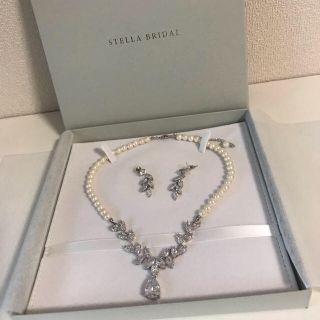 Stella*Bridal＜ステラブライダル＞ ネックレス＊ピアス＊セット(ネックレス)