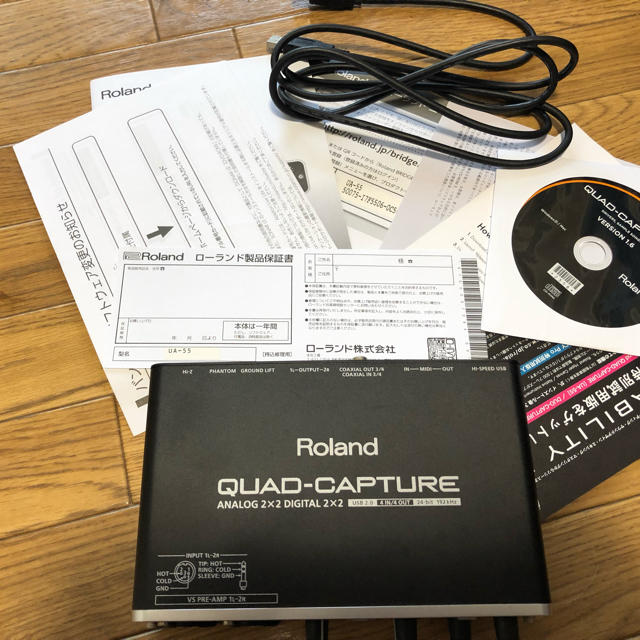 Roland(ローランド)のRoland Quad-Capture ローランド ーディオインターフェース 楽器のDTM/DAW(オーディオインターフェイス)の商品写真