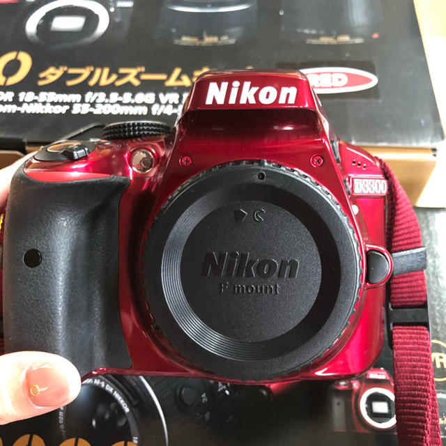 Nikon d3300 ダブルズームキット レッド