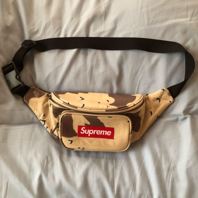 supremeSupreme Leather Waist Bag