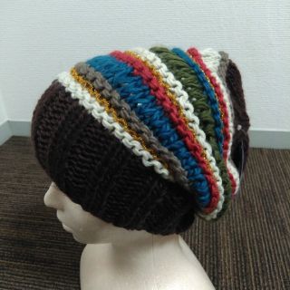 秋冬　男女兼用　Slouch Knit Cap(ニット帽/ビーニー)