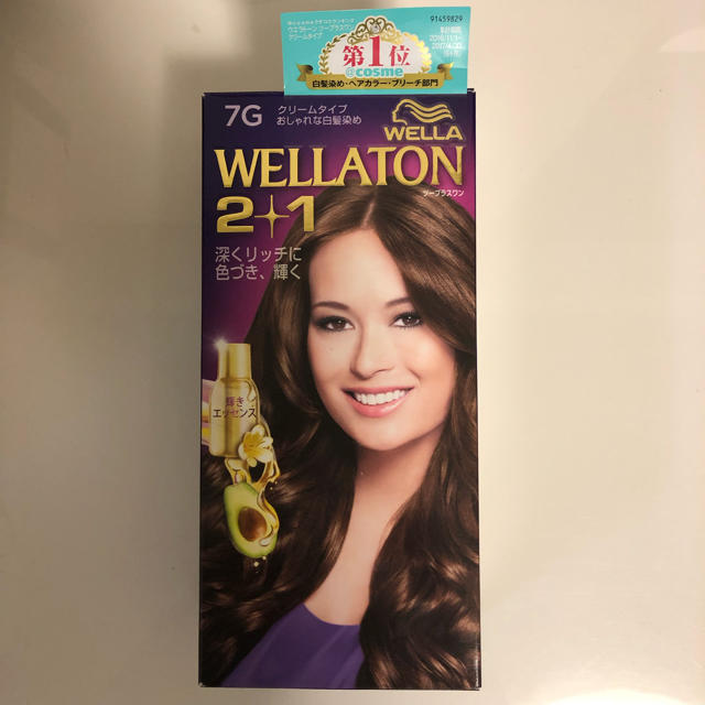 WELLA(ウエラ)のウエラトーン WELLATON 2＋1 白髪染め 7G コスメ/美容のヘアケア/スタイリング(白髪染め)の商品写真