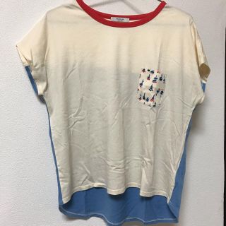 プードゥドゥ(POU DOU DOU)のPOU DOU DOU 切り替えTシャツ(Tシャツ(半袖/袖なし))