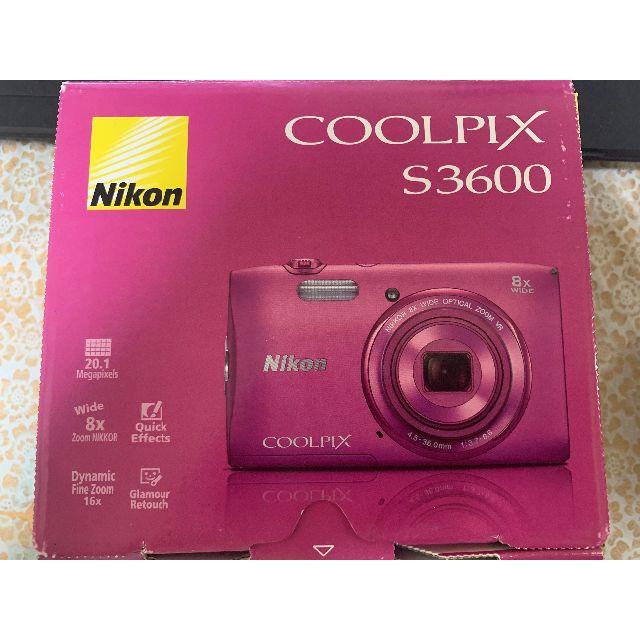 Nikon(ニコン)の最終値下げ！Nikon COOLPIX s3600 スマホ/家電/カメラのカメラ(コンパクトデジタルカメラ)の商品写真