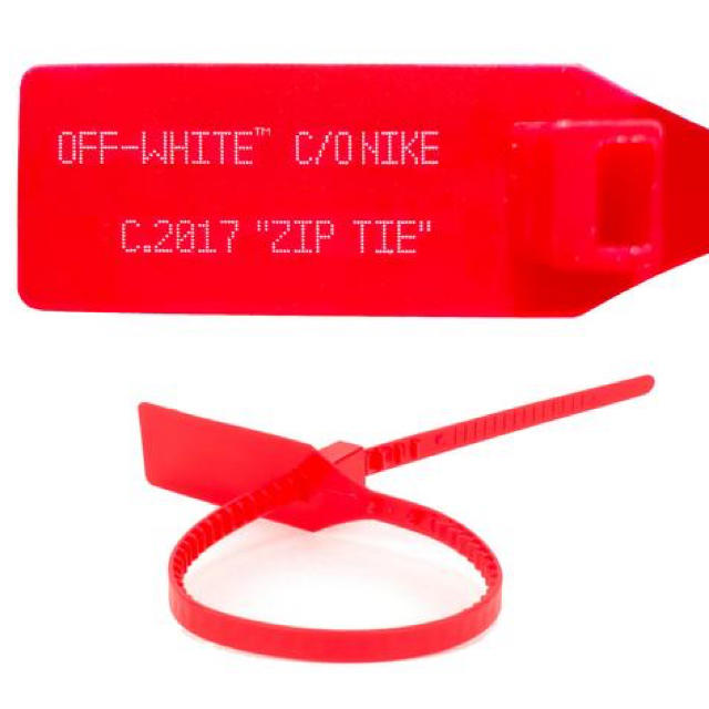 OFF-WHITE(オフホワイト)のOFF-WHITE NIKE "ZIP TIE" カスタムスニーカー用 メンズの靴/シューズ(スニーカー)の商品写真