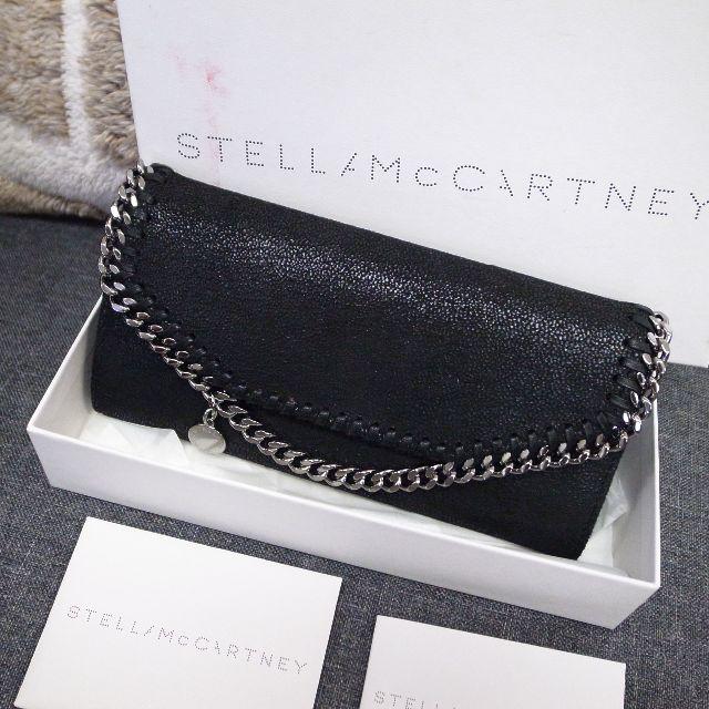 Stella McCartney(ステラマッカートニー)の新品未使用☆ステラマッカートニー　長財布　ファラベラ　黒　バッグ　チェーンバッグ レディースのファッション小物(財布)の商品写真