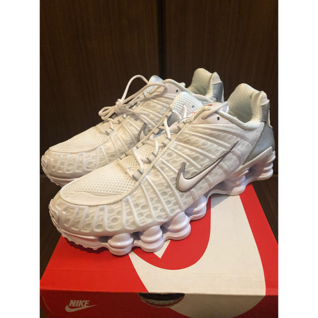 28.5 NIKE SHOX TL ショックス ホワイト