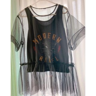 ザラ(ZARA)のZARAトップス(Tシャツ(半袖/袖なし))