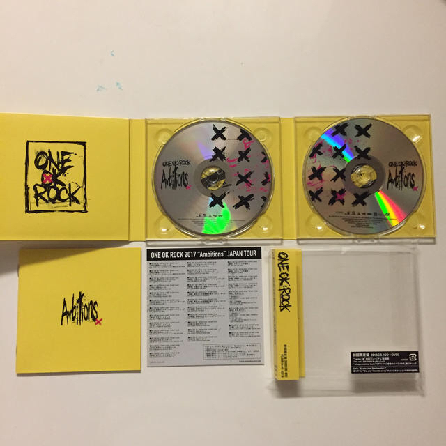 ONE OK  ROCK  Ambitions   初回限定盤 CD＋DVD エンタメ/ホビーのCD(ポップス/ロック(邦楽))の商品写真