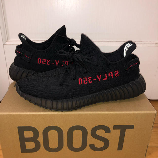 Yeezy Boost 350 V2 Bred 28cmスニーカー