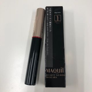 シセイドウ(SHISEIDO (資生堂))のマキアージュ ビューティーシルエットマスカラ BK999 艶ブラック 6g(マスカラ)