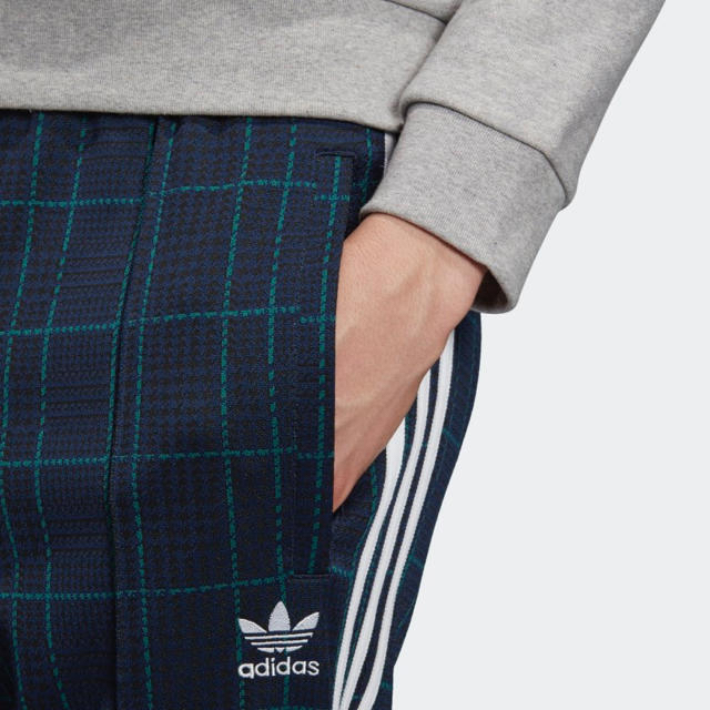 ADIDAS トラックパンツ チェック柄 緑 Sサイズ | tspea.org