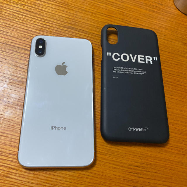 独特の上品 iPhone - tai iPhone X Silver 256 GB docomo ...