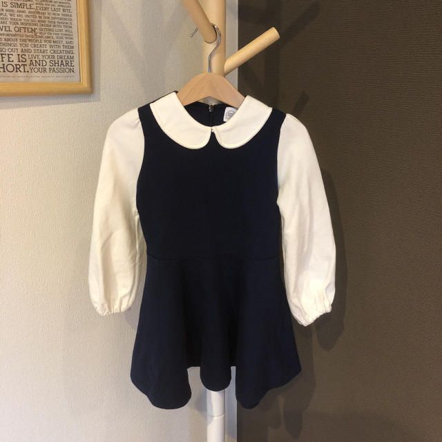 女の子フォーマルワンピース110 キッズ/ベビー/マタニティのキッズ服女の子用(90cm~)(ワンピース)の商品写真