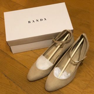 ランダ(RANDA)の新品♡RANDA ベージュパンプス(ハイヒール/パンプス)