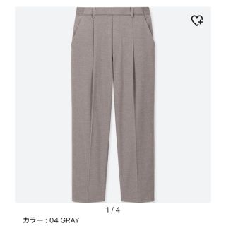 ユニクロ(UNIQLO)のEZYタックアンクルパンツ 丈標準(クロップドパンツ)