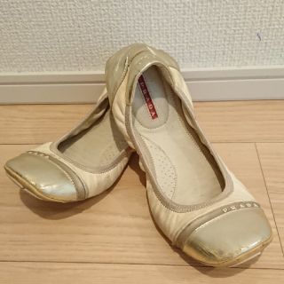 プラダ(PRADA)の【値下げしました！】プラダ バレエシューズ 37サイズ(バレエシューズ)