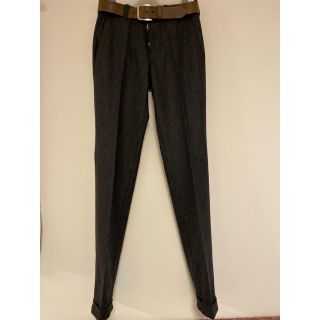 ピーティーゼロウーノ(PT01)のPT01 新品 レザーベルト付き パンツ SLIM FIT SUPER110’s(スラックス)