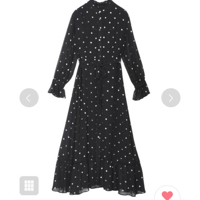 Ameri VINTAGE(アメリヴィンテージ)のAmeri VINTAGE SPARKLE DOT DRESS レディースのワンピース(ロングワンピース/マキシワンピース)の商品写真