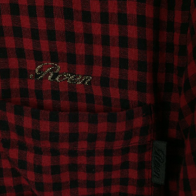 Roen(ロエン)の美品 Roen ロエン 長袖シャツ チェック レッド サイズL メンズのトップス(シャツ)の商品写真