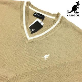 カンゴール(KANGOL)の新品　KANGOL カンゴール　チルデン　ニット　チルデンセーター　ベージュ　Ｍ(ニット/セーター)