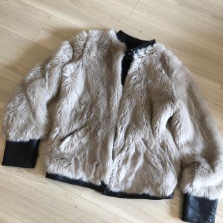 ザラ(ZARA)のZARA アウター ファー レザー(毛皮/ファーコート)