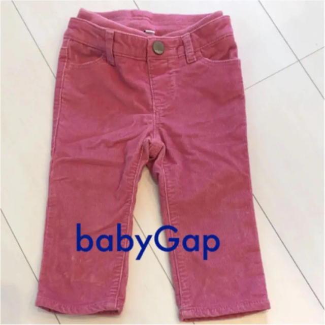 babyGAP(ベビーギャップ)のBaby Gap コードゥロイパンツ 80 キッズ/ベビー/マタニティのベビー服(~85cm)(パンツ)の商品写真