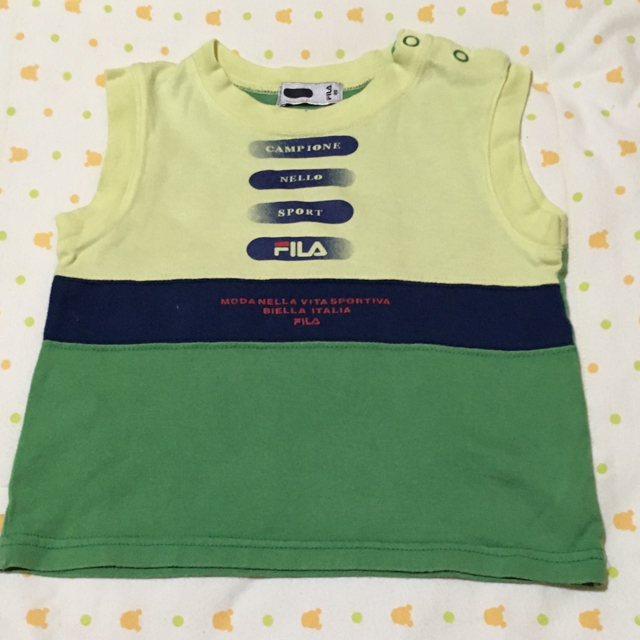 FILA(フィラ)のタンクトップ 90 キッズ/ベビー/マタニティのキッズ服男の子用(90cm~)(Tシャツ/カットソー)の商品写真