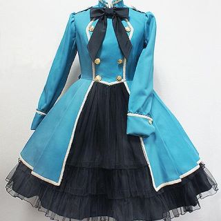 アンジェリックプリティー(Angelic Pretty)のElegant Army Dollワンピース(ひざ丈ワンピース)