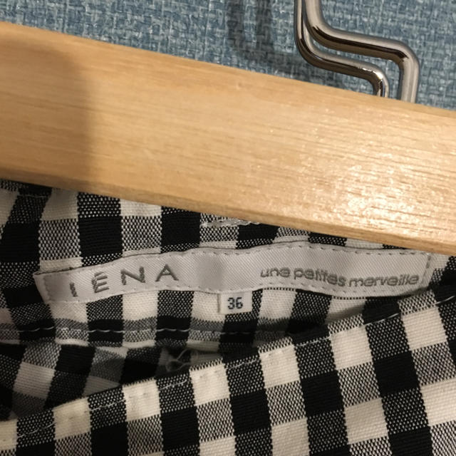 IENA(イエナ)のイエナ  ギンガムチェックサブリナパンツ レディースのパンツ(クロップドパンツ)の商品写真