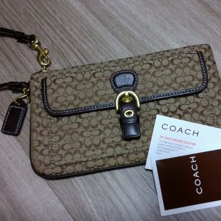 コーチ(COACH)の【COACH】シグネチャーポーチ⑬(ポーチ)