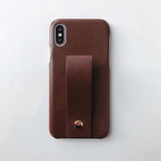 トゥデイフル(TODAYFUL)のブラウン シンプルiPhoneケース ◎スリーブ付き(iPhoneケース)