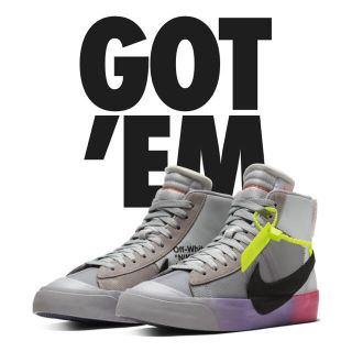 ナイキ(NIKE)のthe ten blazer off-white (スニーカー)