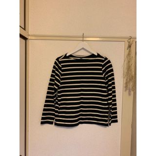 ユニクロ(UNIQLO)の#UNIQLO  ボーダーボートネックT (長袖)(Tシャツ(長袖/七分))