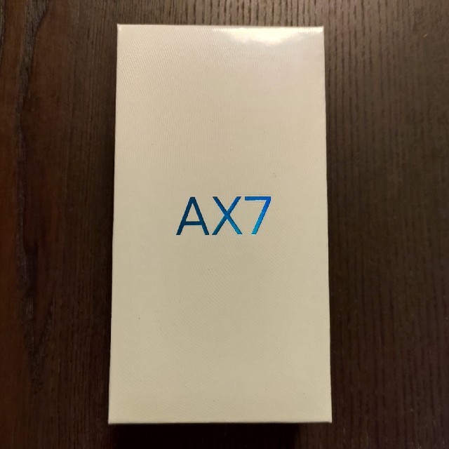 OPPO スマートフォン　AX7 ブルースマートフォン本体