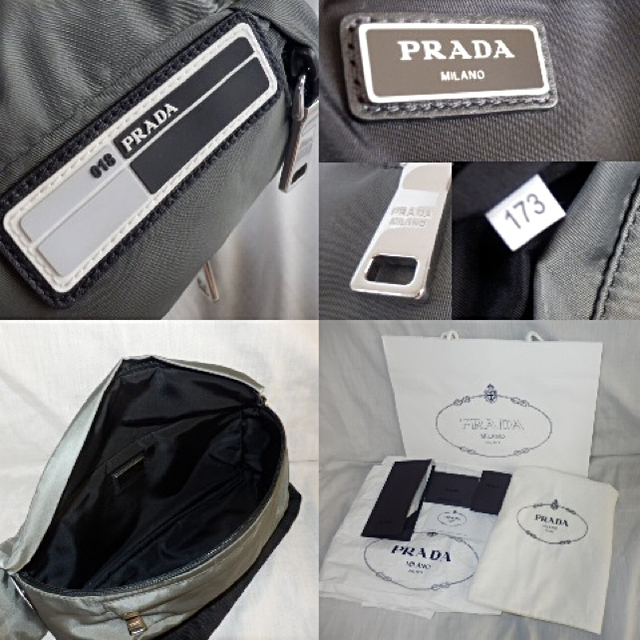 新品 本物 正規品 PRADA プラダ メンズ ボディバッグ ベルトバッグ