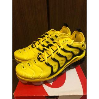 ナイキ(NIKE)の27.5 AIR VAPORMAX PLUS ヴェイパー マックス yellow(スニーカー)