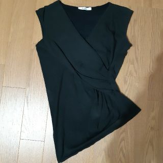 マックスマーラ(Max Mara)のMax Mara　Vネックカットソー(カットソー(半袖/袖なし))