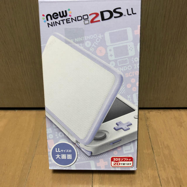 Newニンテンドー2DS LL 【ホワイト×ラベンダー】 - 携帯用ゲーム機本体